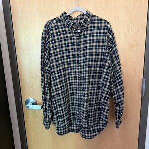Abercrombie & Fitch Plaid Flannel Shirt Wool Blend Men’s XL